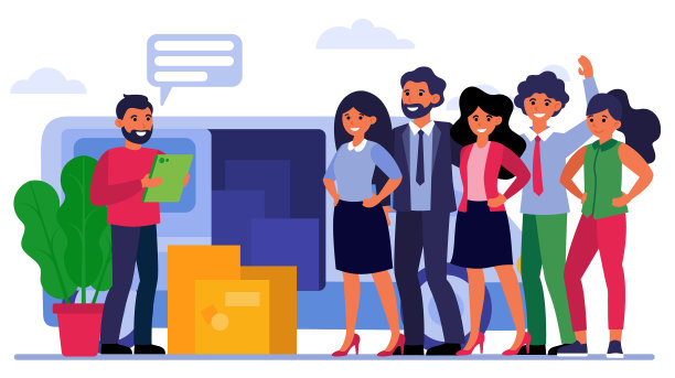 团队快乐的人从信使接收订单图片下载