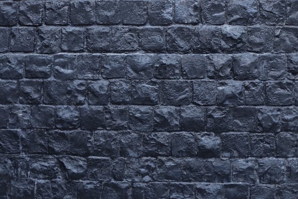 背景由构造的黑砖砌成。城市的风格图片下载