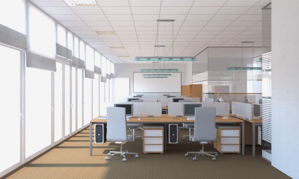 办公室、室内可视化图片下载
