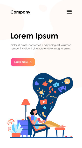 沉迷社交媒体的女人图片下载