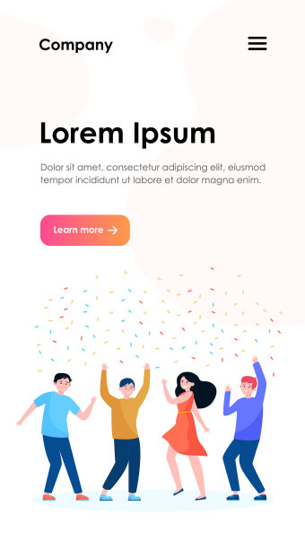 快乐的人们在聚会上一起跳舞图片下载