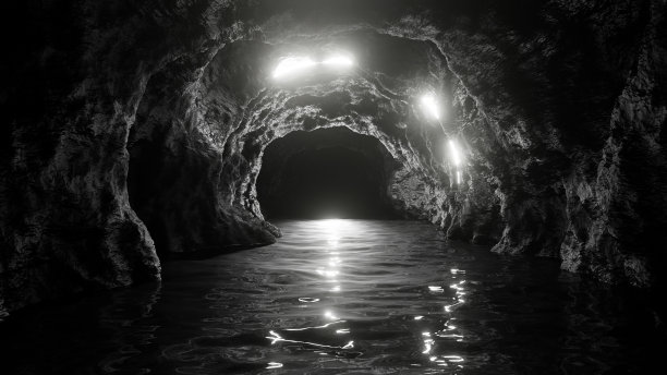 地下石洞内图片下载