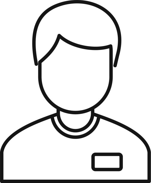 社会学办公室经理图标轮廓风格图片下载