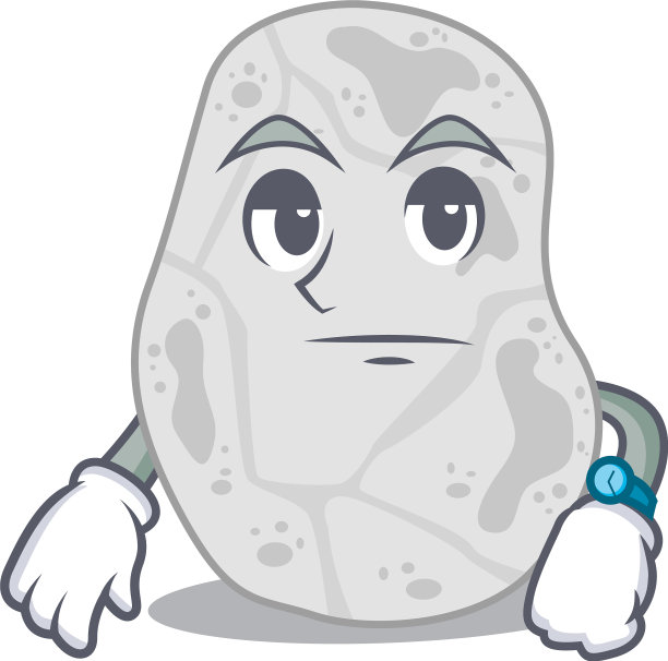 吉祥物的设计风格以白色的普朗克菌为主图片下载