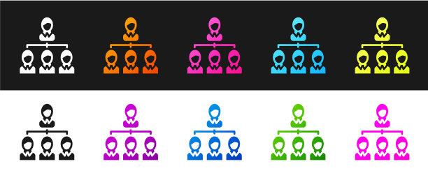 设置业务层次结构组织图图片下载