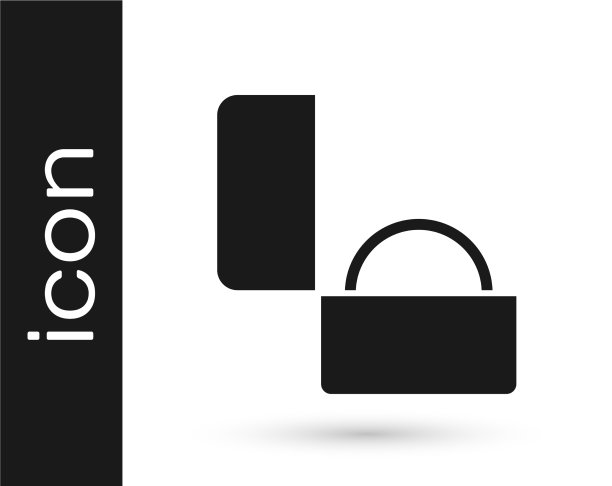 黑色钻石订婚戒指图标孤立图片下载