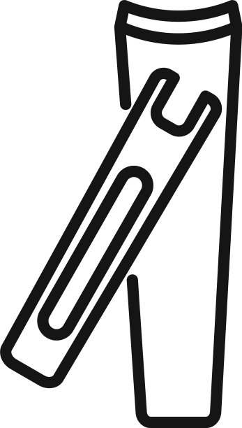 指甲切割工具图标轮廓样式图片下载