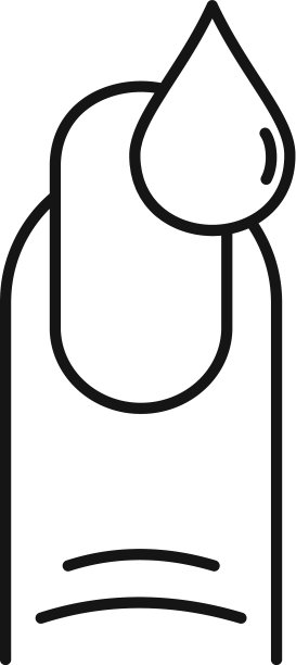 黑色指甲油图标轮廓风格图片下载