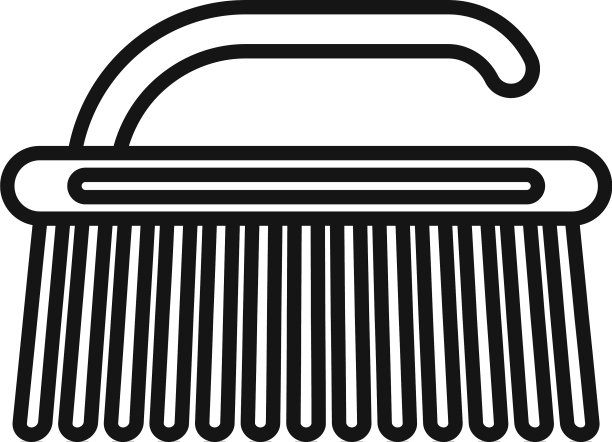 美甲师刷图标轮廓风格图片下载