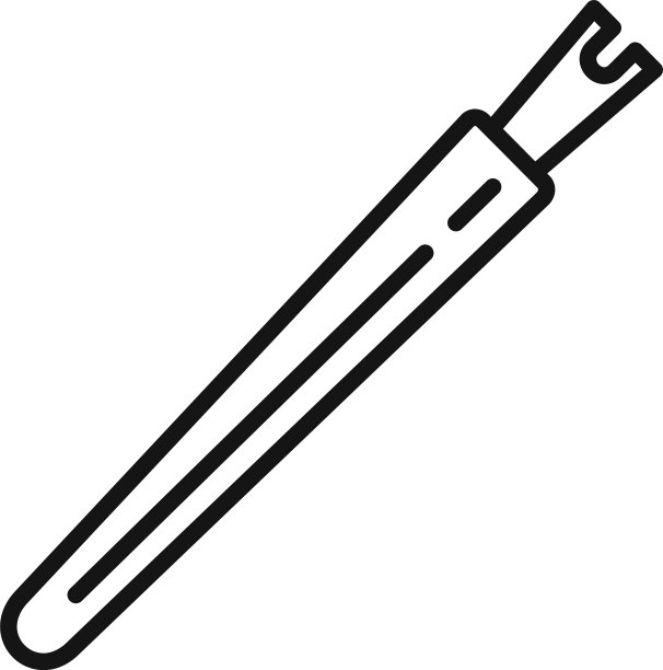 波兰美甲师工具图标轮廓风格图片下载