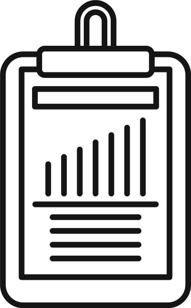 产品经理剪贴板图标轮廓样式图片下载