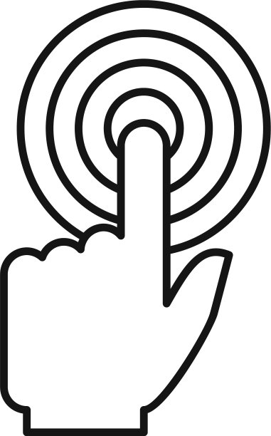 反向链接策略触摸图标轮廓风格图片下载