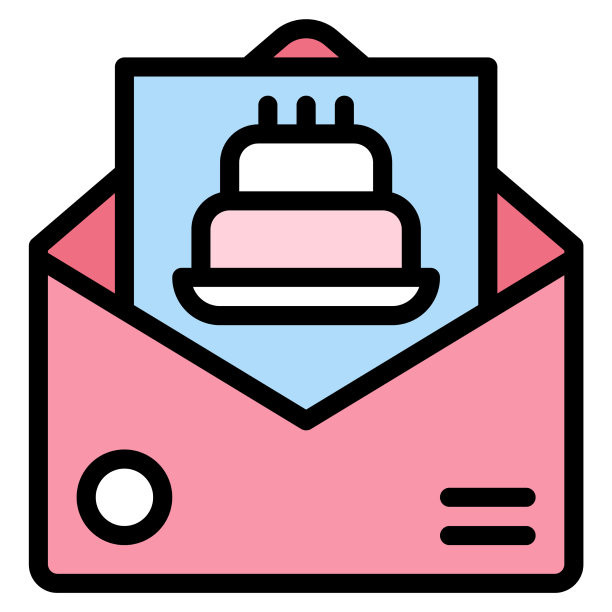 生日祝福邮件图标生日派对快乐图片下载