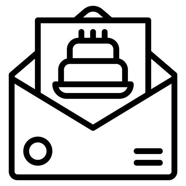 生日祝福邮件图标生日派对快乐图片下载