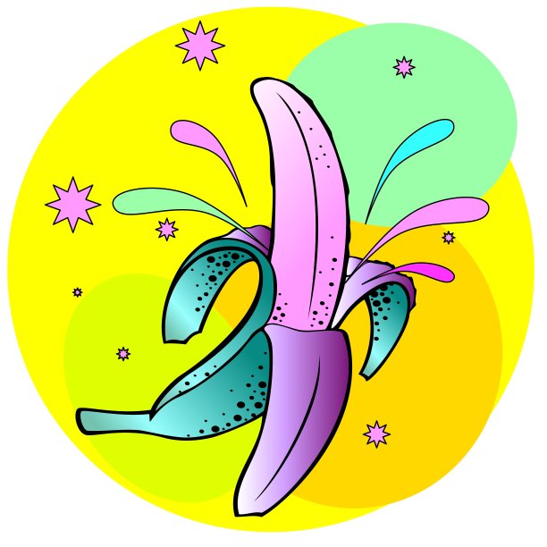 多汁的香蕉图片下载