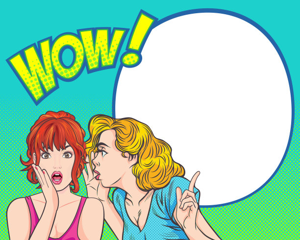 女人八卦，哇图片下载