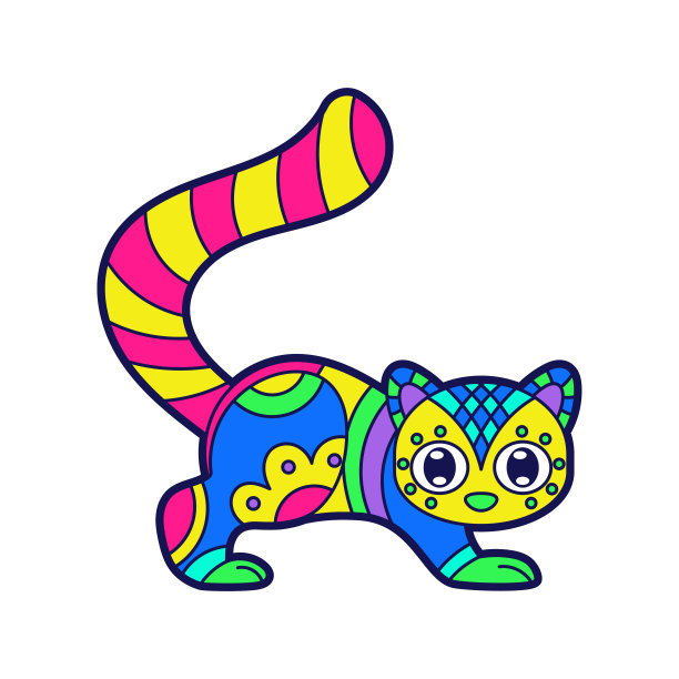 阿莱布里耶的猫墨西哥文化图片下载