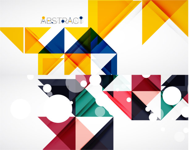 设置三角形几何背景图片下载