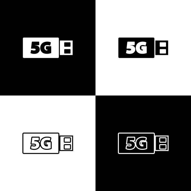 快速移动互联网图标设置5g调制解调器图片下载