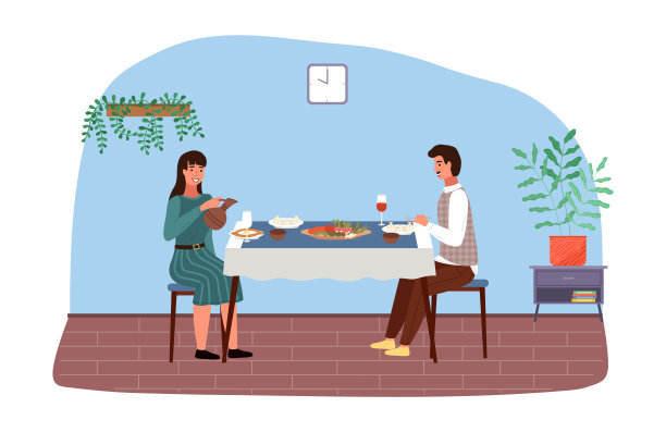 人们在乔治亚咖啡馆吃午饭。格鲁吉亚人在主题餐厅约会时吃khinkali和khachapuri图片下载