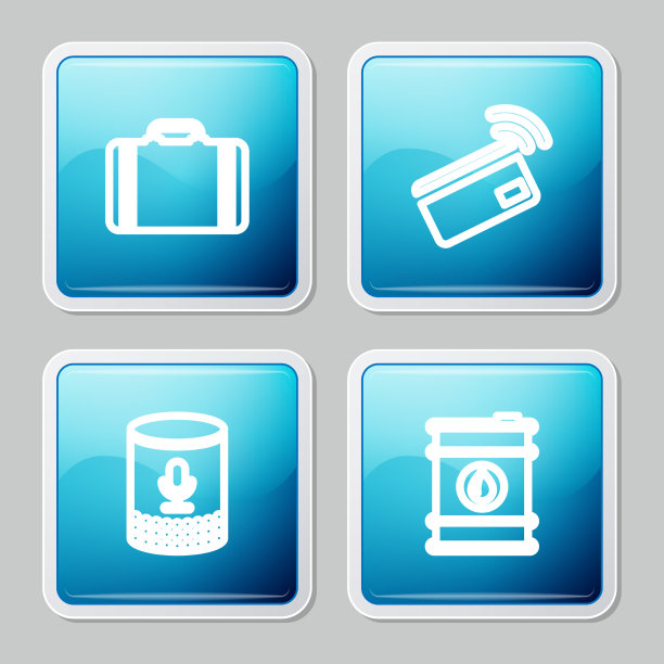 旅行免接触式支付套装图片下载