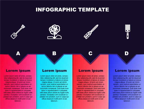 在园林中设置线铲种植树木图片下载