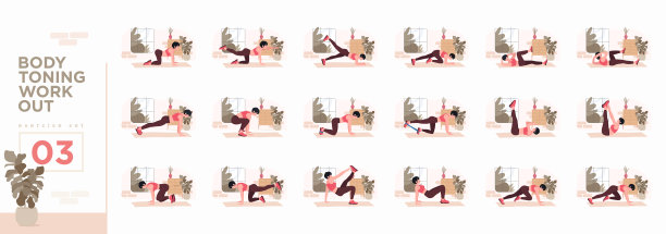 妇女运动。做健身和瑜伽运动的女性。图片下载