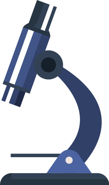 显微镜实验室设备隔离图标图片下载