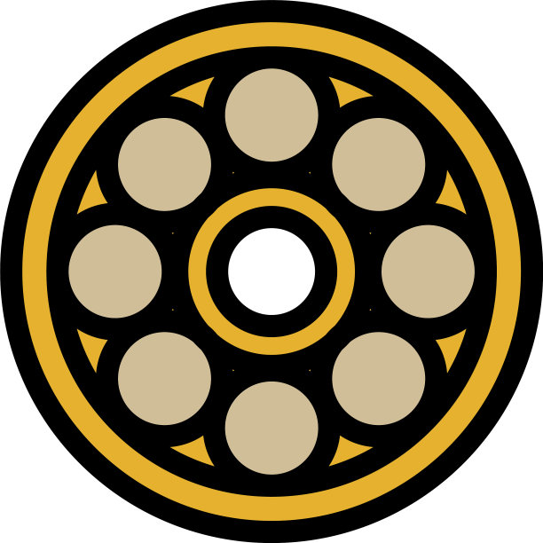 滑板滚轮图标轮廓风格图片下载