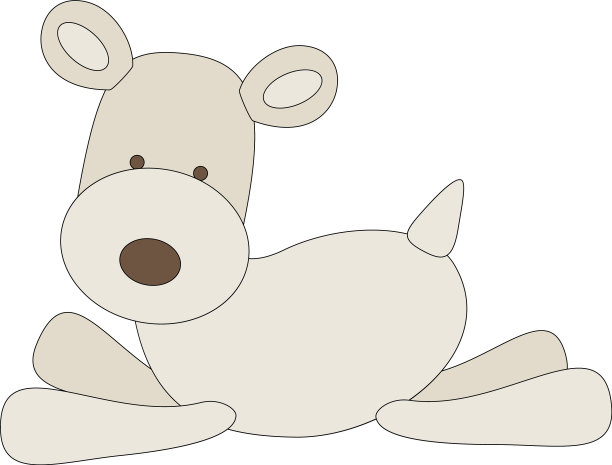 可爱的卡通狐狸梗狗图片下载