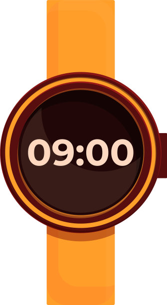 儿童圆形智能手表图标卡通风格图片下载