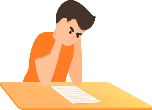 努力学校测试图标卡通风格图片下载