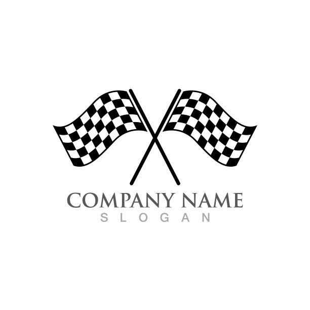 赛旗标志及标志设计图片下载