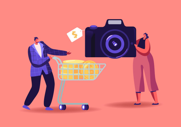 典当行的人物，金色小人图片下载