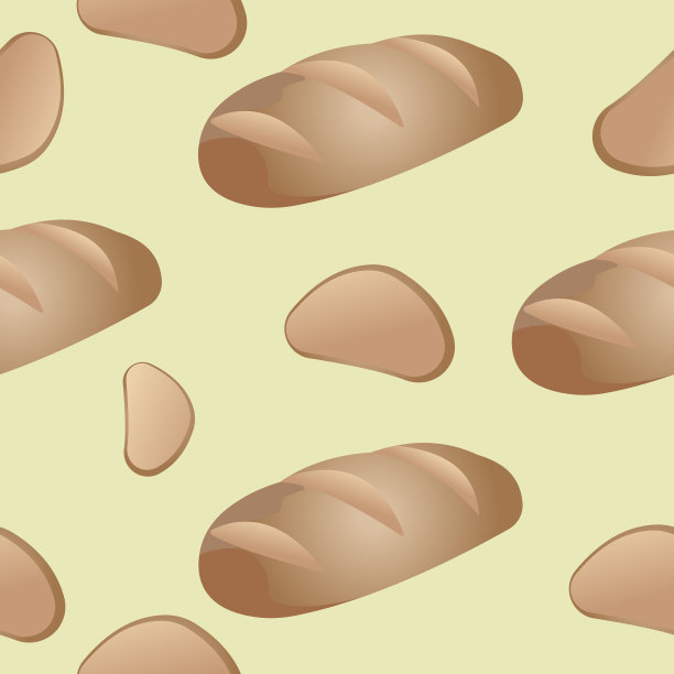 面包的无缝背景图片下载