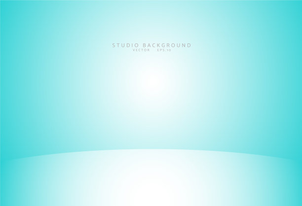 空的蓝色工作室房间背景灯内部图片下载