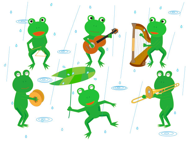 青蛙音乐图片下载