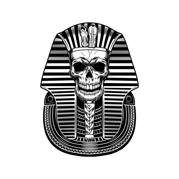 法老的头骨图片下载