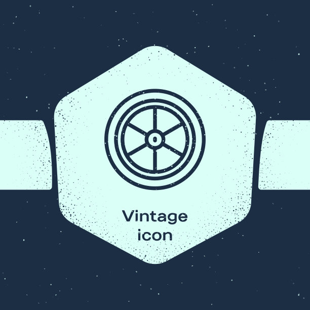 垃圾线自行车车轮图标孤立在蓝色图片下载