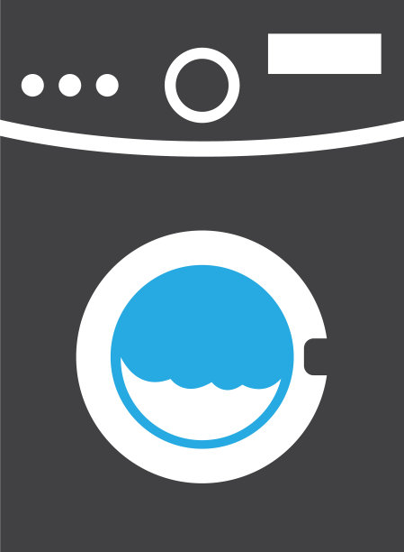 洗衣机图标设计模板隔离图片下载