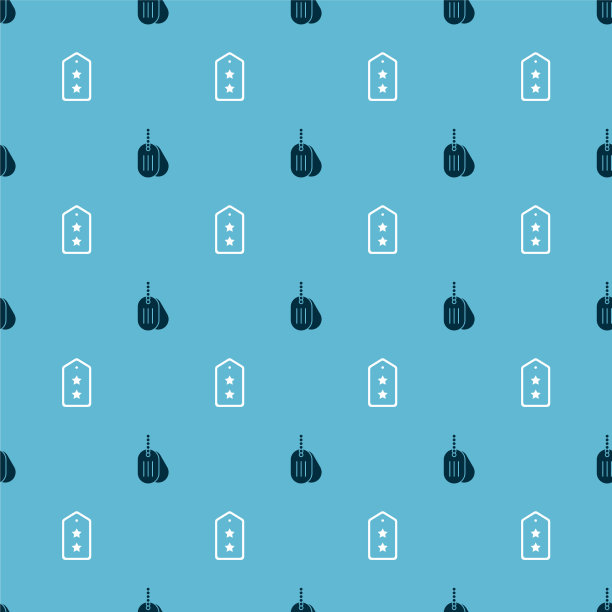 在无缝模式上设置军犬标签和等级图片下载