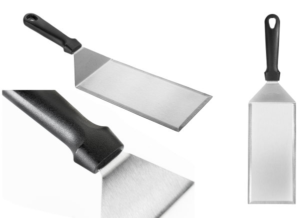 白色背景上的烧烤铲图片下载