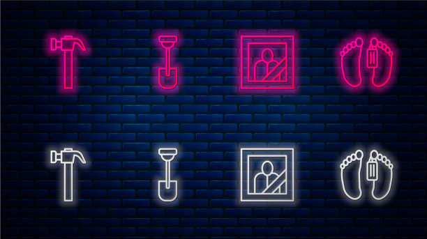 设线铲丧服相框锤和图片下载