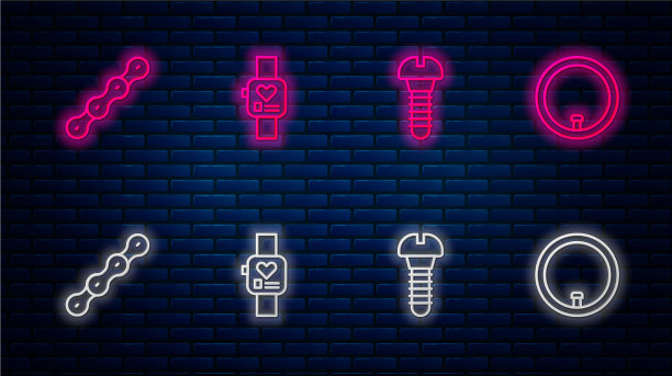 设置线智能手表金属螺丝自行车图片下载