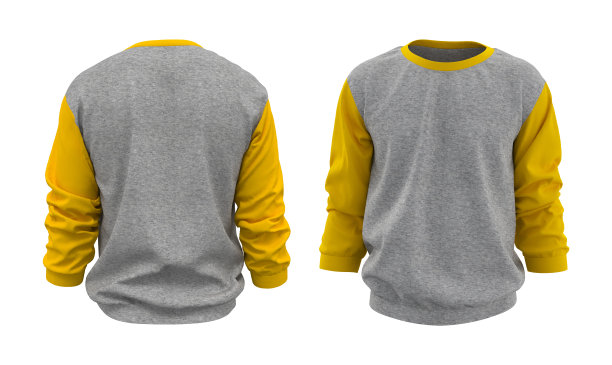 前面的空白运动衫模型，后面的视图图片下载