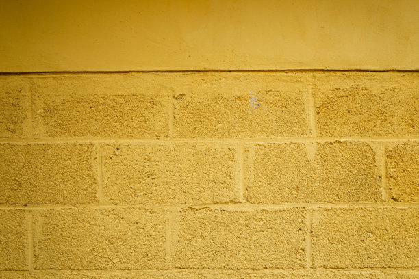 黄色砖墙纹理背景图片下载