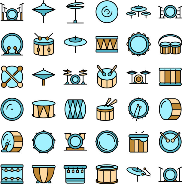 架子鼓图标图片下载