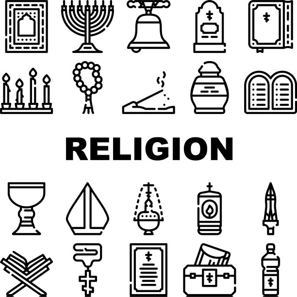 宗教圣祈祷集圣像集图片下载