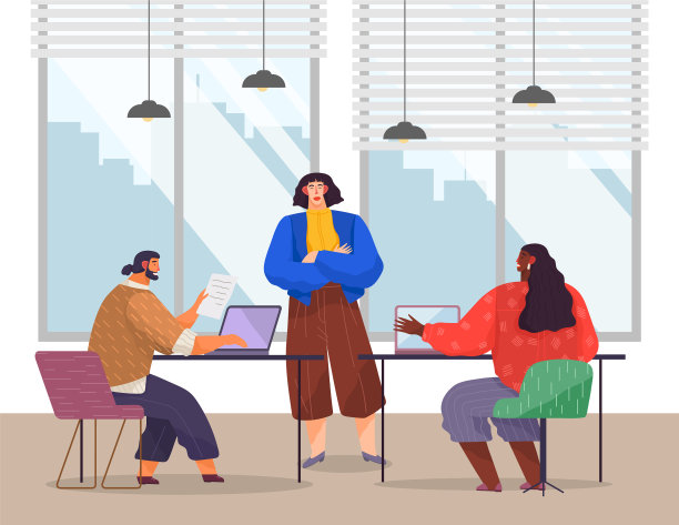 商人们在一起交谈和工作图片下载