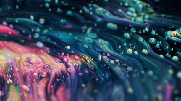 创意技术娱乐抽象景观液体数字艺术图片下载